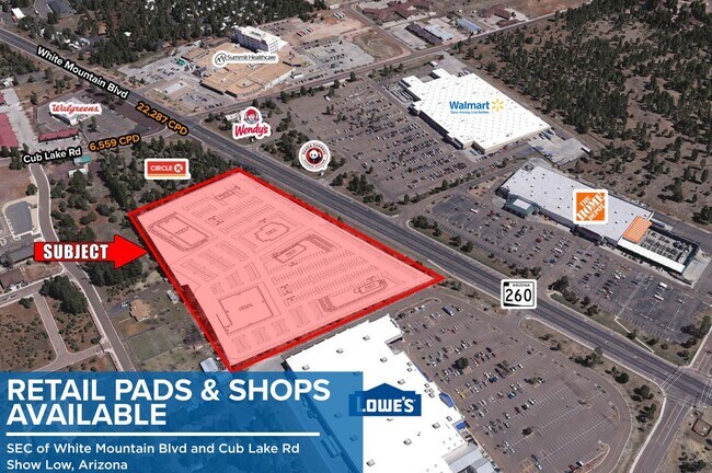 More details for S White Mountain Rd, Show Low, AZ - Retail for Lease
