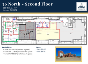 2801 36th Ave NW, Norman, OK à louer Plan d  tage- Image 1 de 1