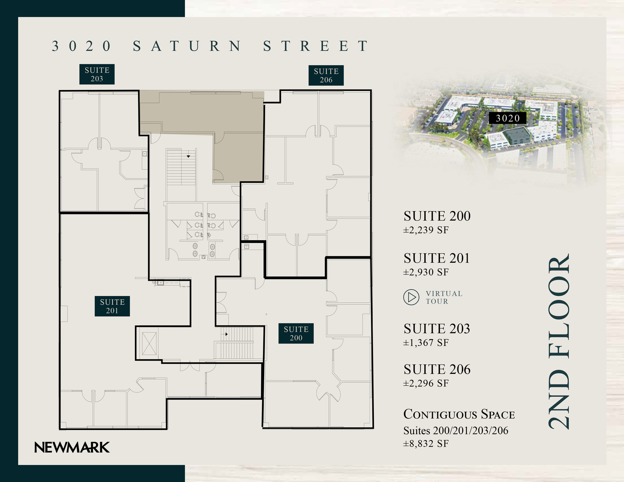 3010-3070 Saturn St, Brea, CA à louer Plan d  tage- Image 1 de 1