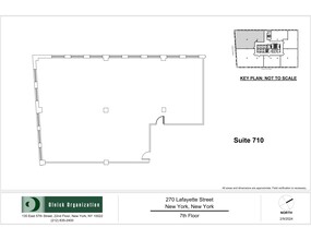 270 Lafayette St, New York, NY à louer Plan de site- Image 1 de 1