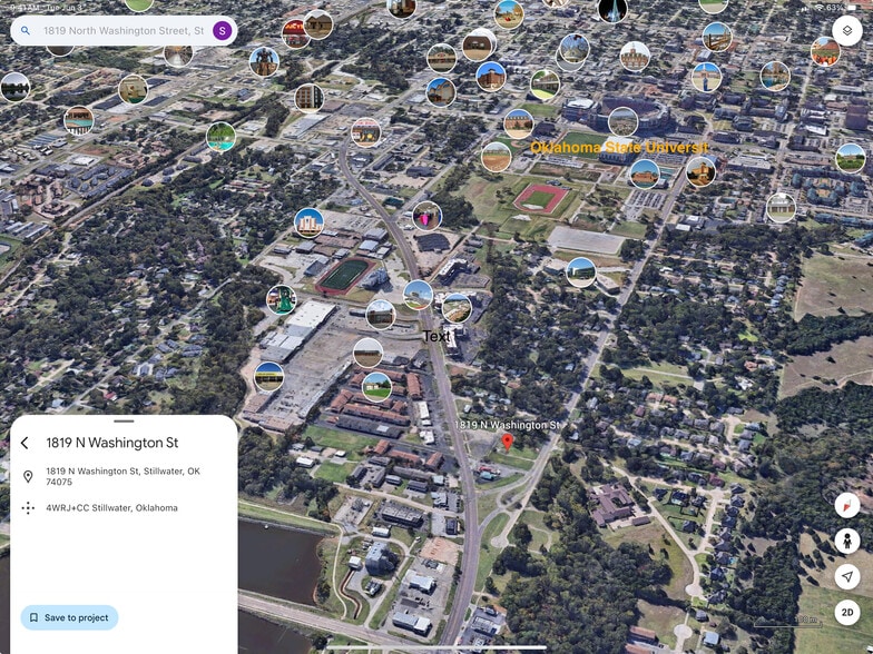 1819 N Washington Street, Stillwater, OK for sale - Aerial - Image 2 of 5