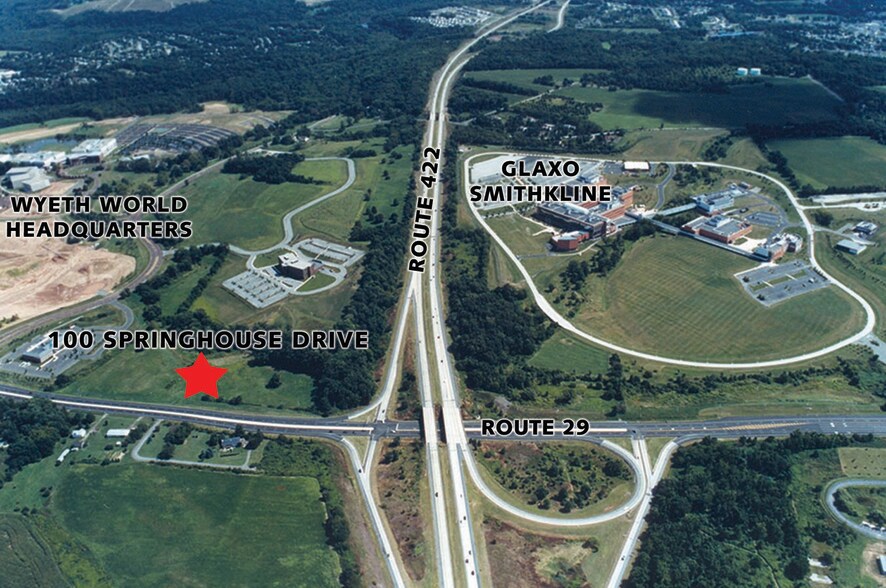 100 Springhouse Dr, Collegeville, PA à louer - Aérien - Image 2 de 21