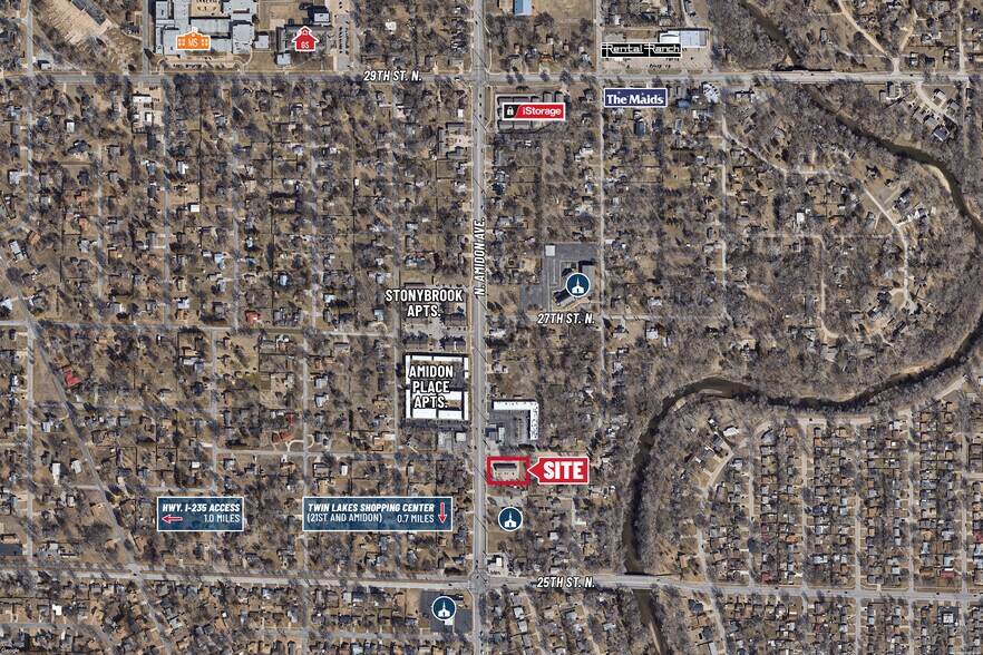 2666 N Amidon St, Wichita, KS à louer - Aérien - Image 3 de 3