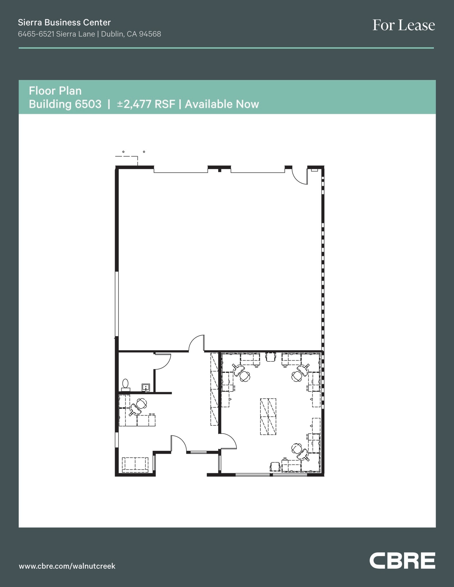 6491-6557 Sierra Ln, Dublin, CA for lease Floor Plan- Image 1 of 1