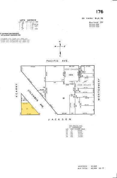 900 Kearny St, San Francisco, CA for lease - Plat Map - Image 2 of 5