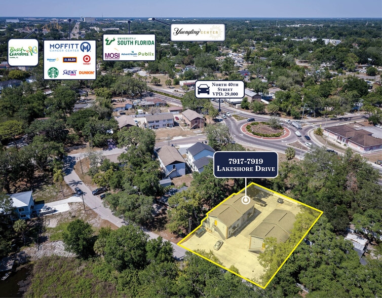 7919 Lakeshore Dr, Tampa, FL à vendre - Photo du bâtiment - Image 2 de 21