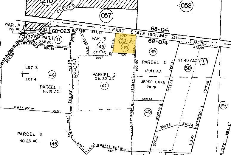 555 E State Highway 20, Upper Lake, CA à louer - Plan cadastral - Image 2 de 2