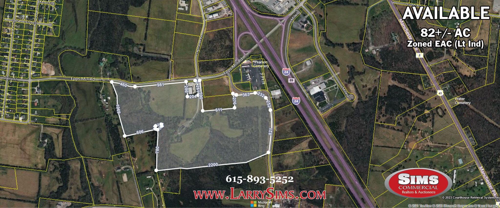 5700 Epps Mill Rd, Christiana, TN à vendre Aérien- Image 1 de 2