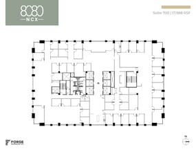 8080 N Central Expy, Dallas, TX à louer Plan d’étage- Image 1 de 1