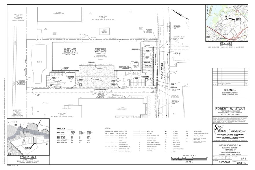 9191 River Rd, Pennsauken, NJ à louer - Plan de site - Image 2 de 2