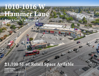 Plus de détails pour 1010-1016 W Hammer Ln, Stockton, CA - Vente au détail à louer