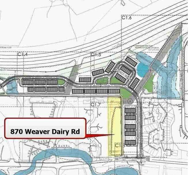 Plus de détails pour 870 Weaver Dairy Rd, Chapel Hill, NC - Terrain à vendre