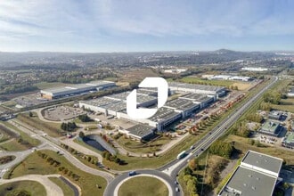 Vaulx-Milieu - Aerial  map view