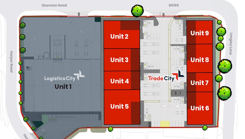 Harper Rd, Manchester for sale - Site Plan - Image 2 of 4