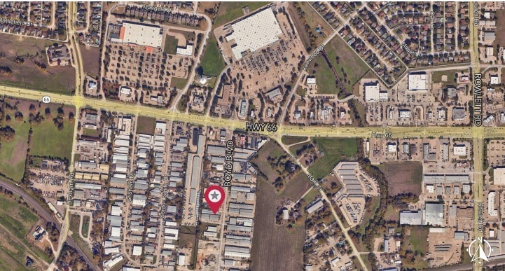 5031 Boyd Blvd, Rowlett, TX for lease - Aerial - Image 3 of 3