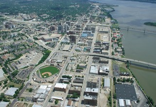 336 SW Adams St, Peoria, IL - Aérien  Vue de la carte