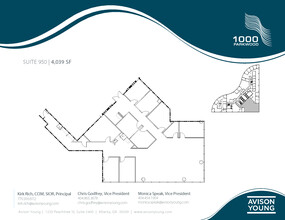 1000 Parkwood Cir SE, Atlanta, GA à louer Plan d  tage- Image 1 de 1