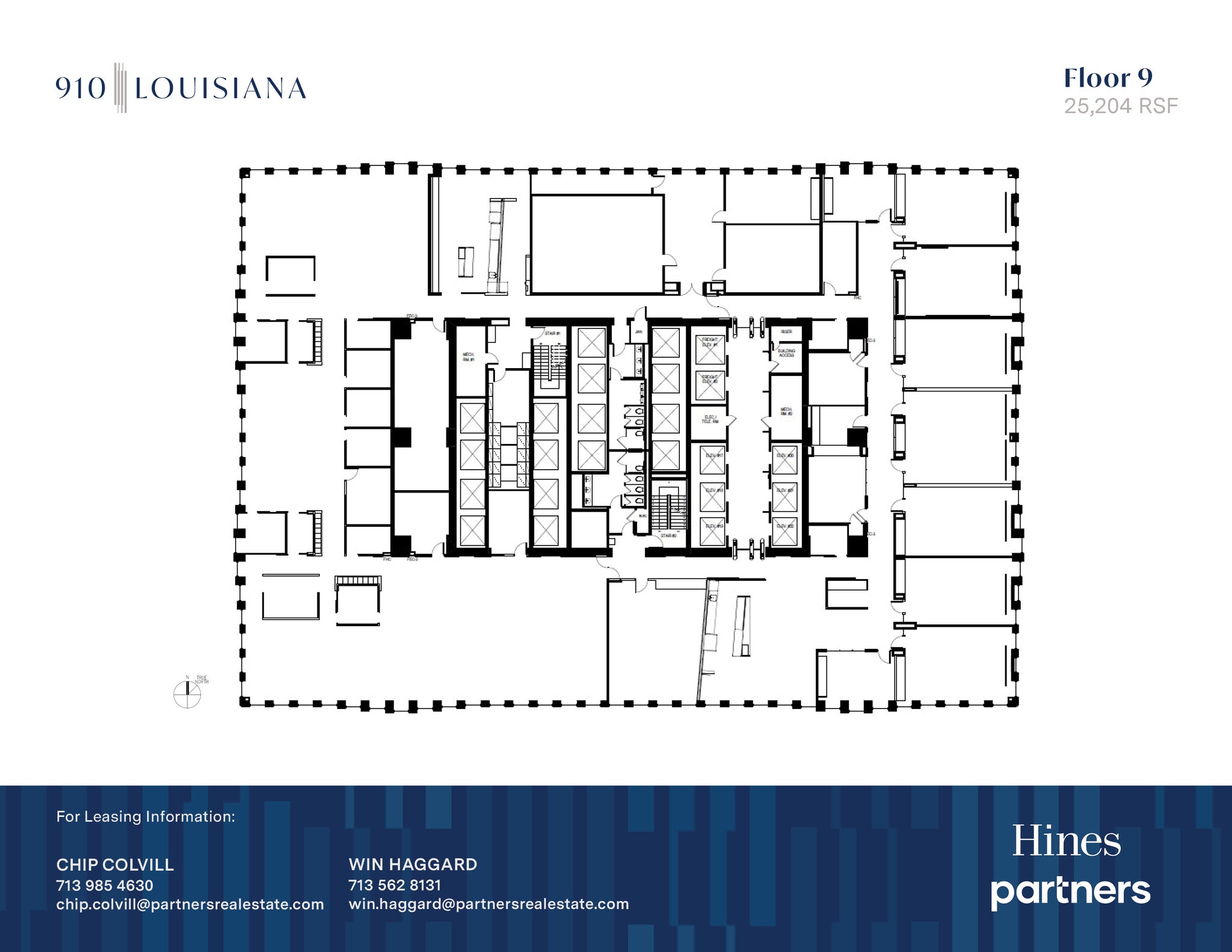 910 Louisiana St, Houston, TX à louer Plan d’étage- Image 1 de 1