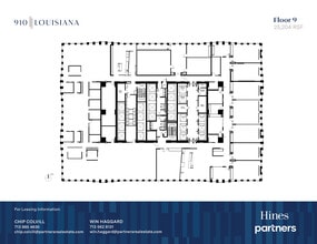 910 Louisiana St, Houston, TX à louer Plan d’étage- Image 1 de 1