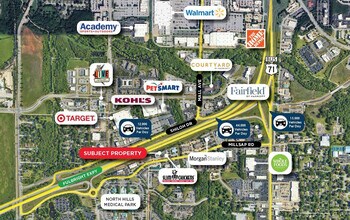 302 Millsap Rd, Fayetteville, AR - AÉRIEN Vue de la carte