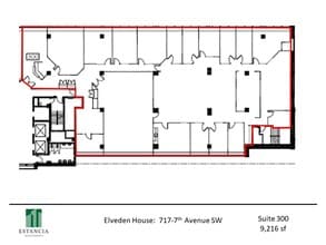 717 7th Ave SW, Calgary, AB à louer Plan d’étage- Image 1 de 5