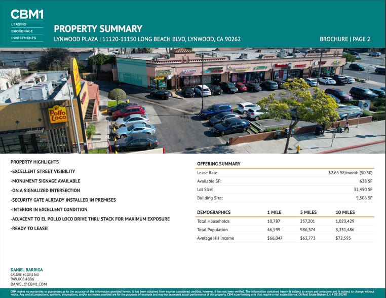 11118--11150 Long Beach Blvd, Lynwood, CA for lease - Building Photo - Image 2 of 8