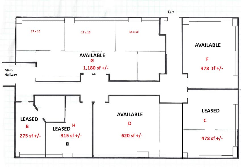 300 S Stratford Rd, Winston-Salem, NC for lease - Floor Plan - Image 2 of 8