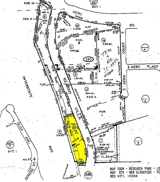 3444 Kearny Villa Rd, San Diego, CA for lease - Plat Map - Image 2 of 6