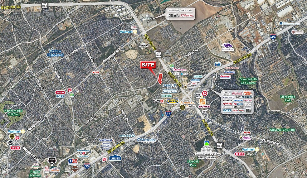 Lookout Rd & Loop 1604, San Antonio, TX à vendre - Aérien - Image 3 de 3