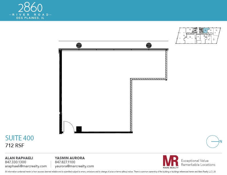 2860 S River Rd, Des Plaines, IL for lease Floor Plan- Image 1 of 4