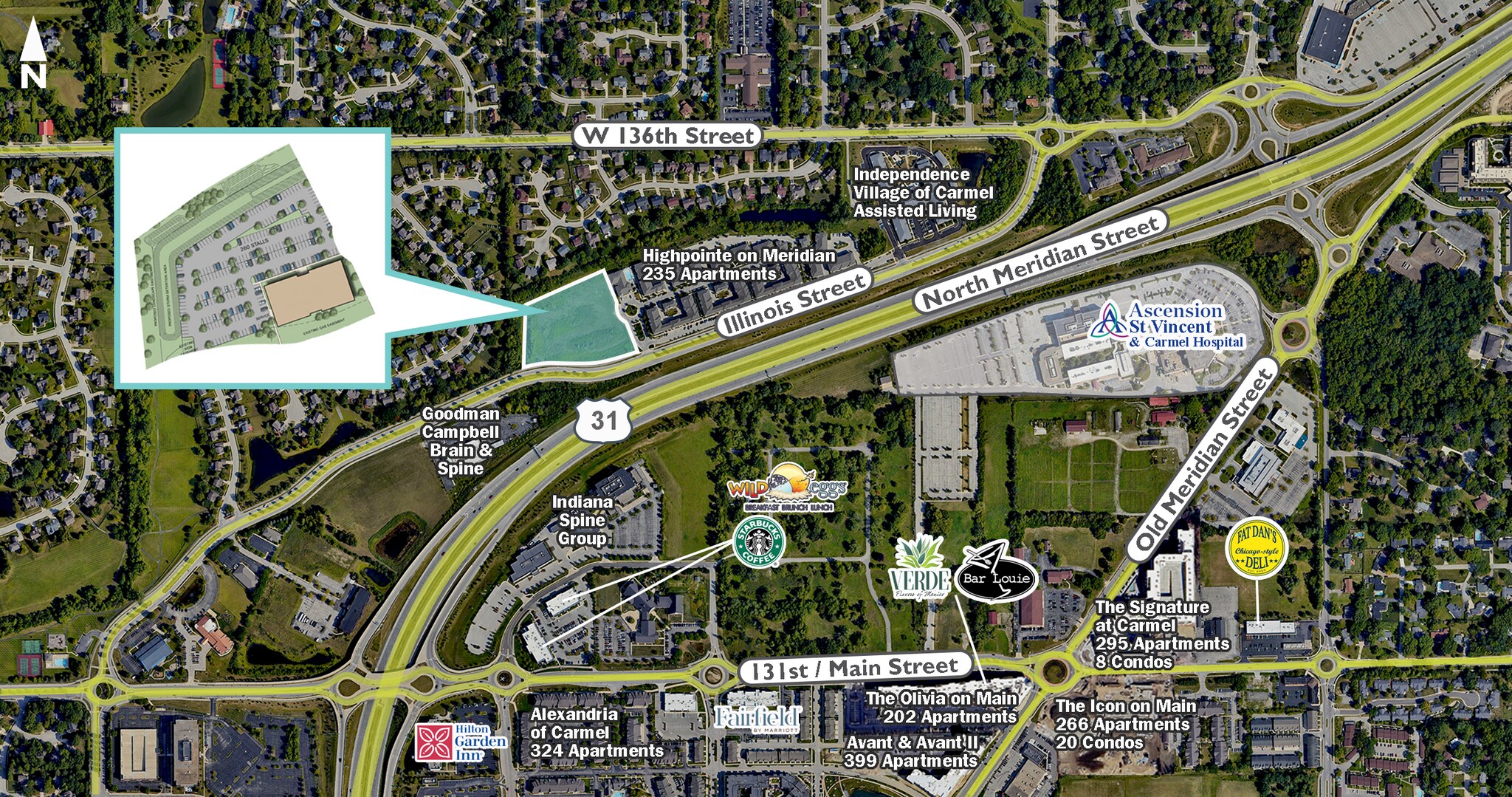 Illinois Street, Carmel, IN à vendre Photo principale- Image 1 de 4