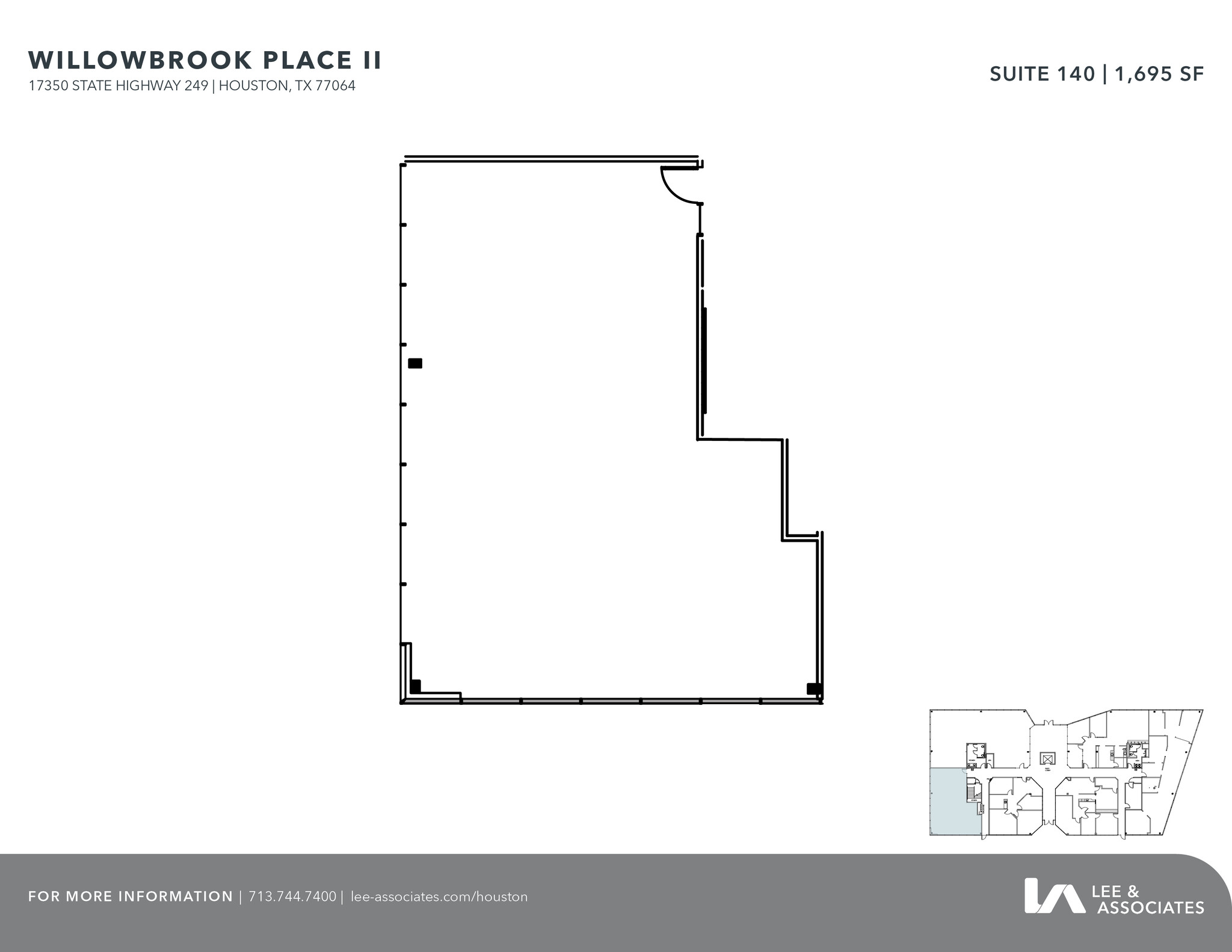 17314 State Highway 249, Houston, TX for lease Floor Plan- Image 1 of 2