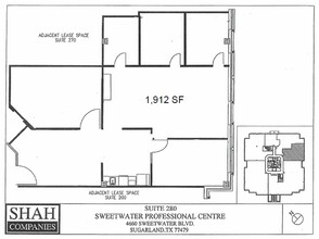 4660 Sweetwater Blvd, Sugar Land, TX for lease Floor Plan- Image 1 of 4