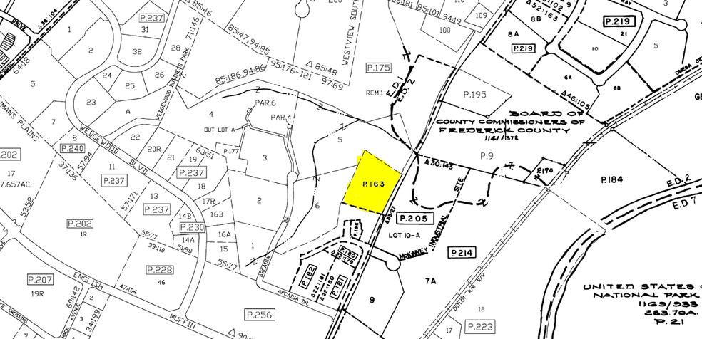 Buckeystown Pike, Frederick, MD à vendre - Plan cadastral - Image 2 de 2