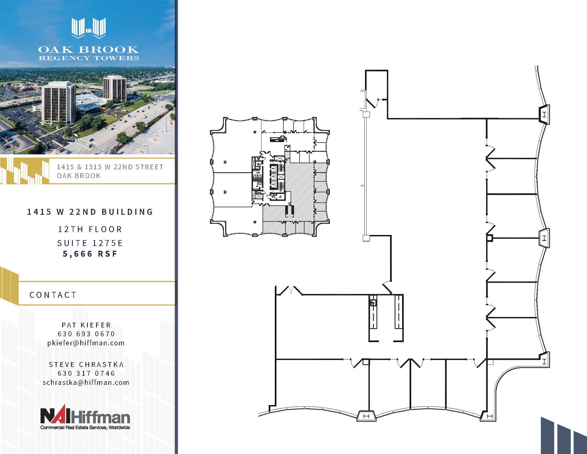 1415 W 22nd St, Oak Brook, IL for lease Floor Plan- Image 1 of 1