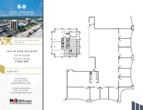 1415 W 22nd St, Oak Brook, IL for lease Floor Plan- Image 1 of 1