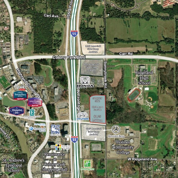 Steed & Sunnybrook Rd, Ridgeland, MS for sale - Building Photo - Image 1 of 2