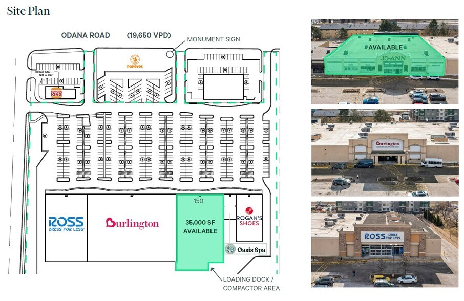 6741 Odana Rd, Madison, WI à louer - Plan de site - Image 3 de 6