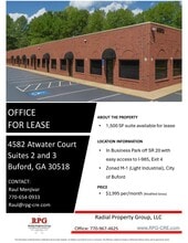 4582 Atwater Ct, Buford, GA à louer Photo du bâtiment- Image 1 de 3