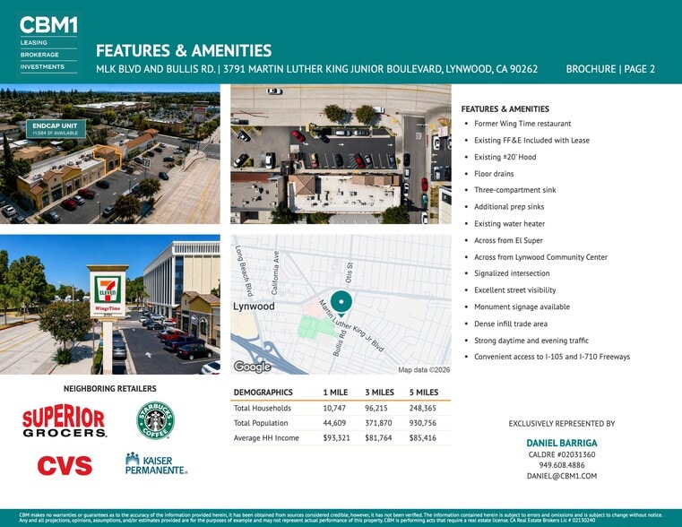 3791 Martin Luther King Jr Blvd, Lynwood, CA for lease - Building Photo - Image 2 of 9
