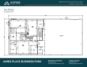 8460 N Sam Houston Pky W, Houston, TX à louer Plan d’étage- Image 1 de 2