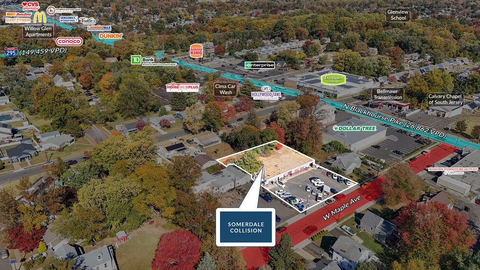 21 W Maple Ave, Bellmawr, NJ à vendre - Photo du bâtiment - Image 2 de 5