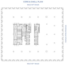 1133 Avenue of the Americas, New York, NY à louer Plan d’étage- Image 2 de 2