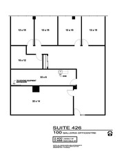 300 Galleria Officentre, Southfield, MI for lease Floor Plan- Image 1 of 2