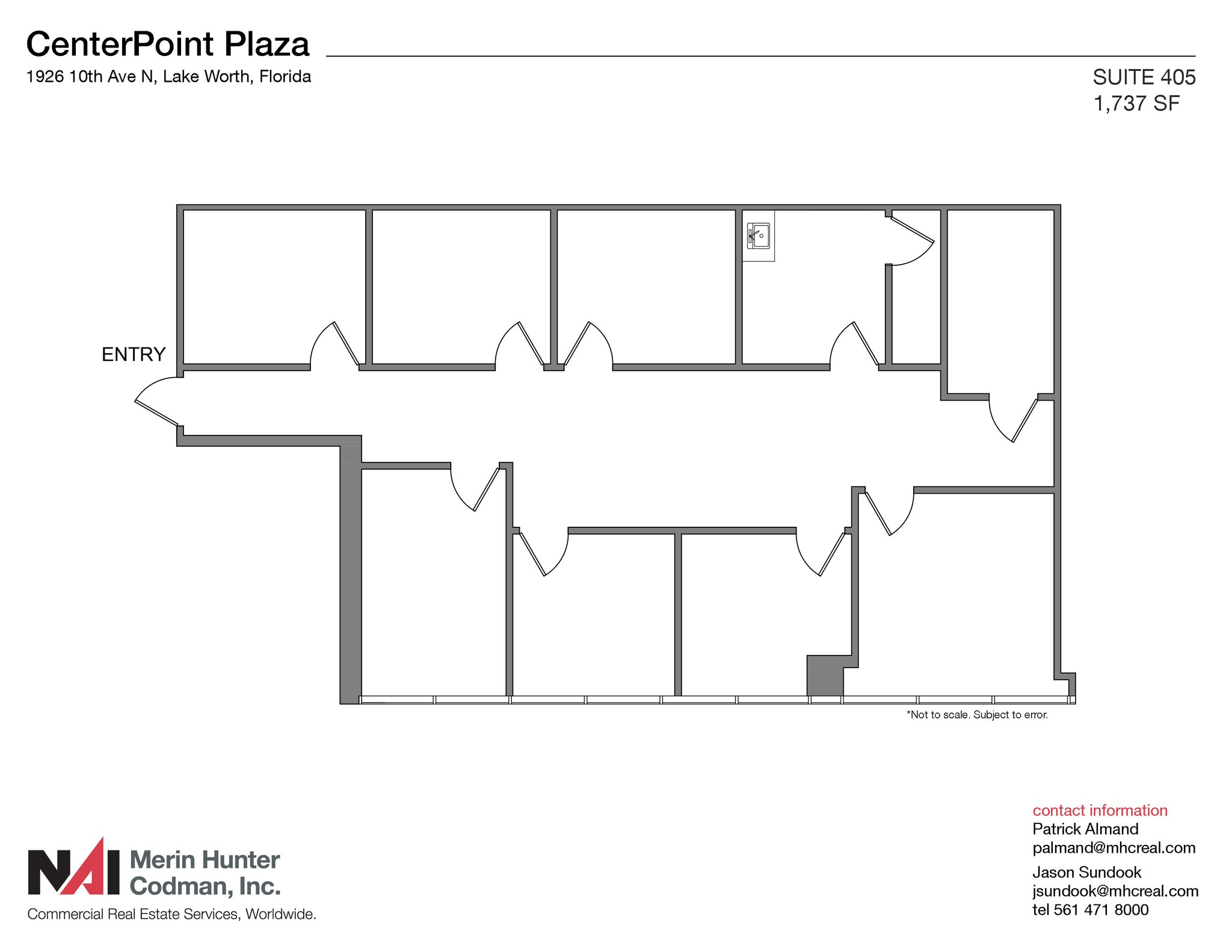 1926 10th Ave N, Lake Worth, FL à louer Plan d’étage- Image 1 de 1