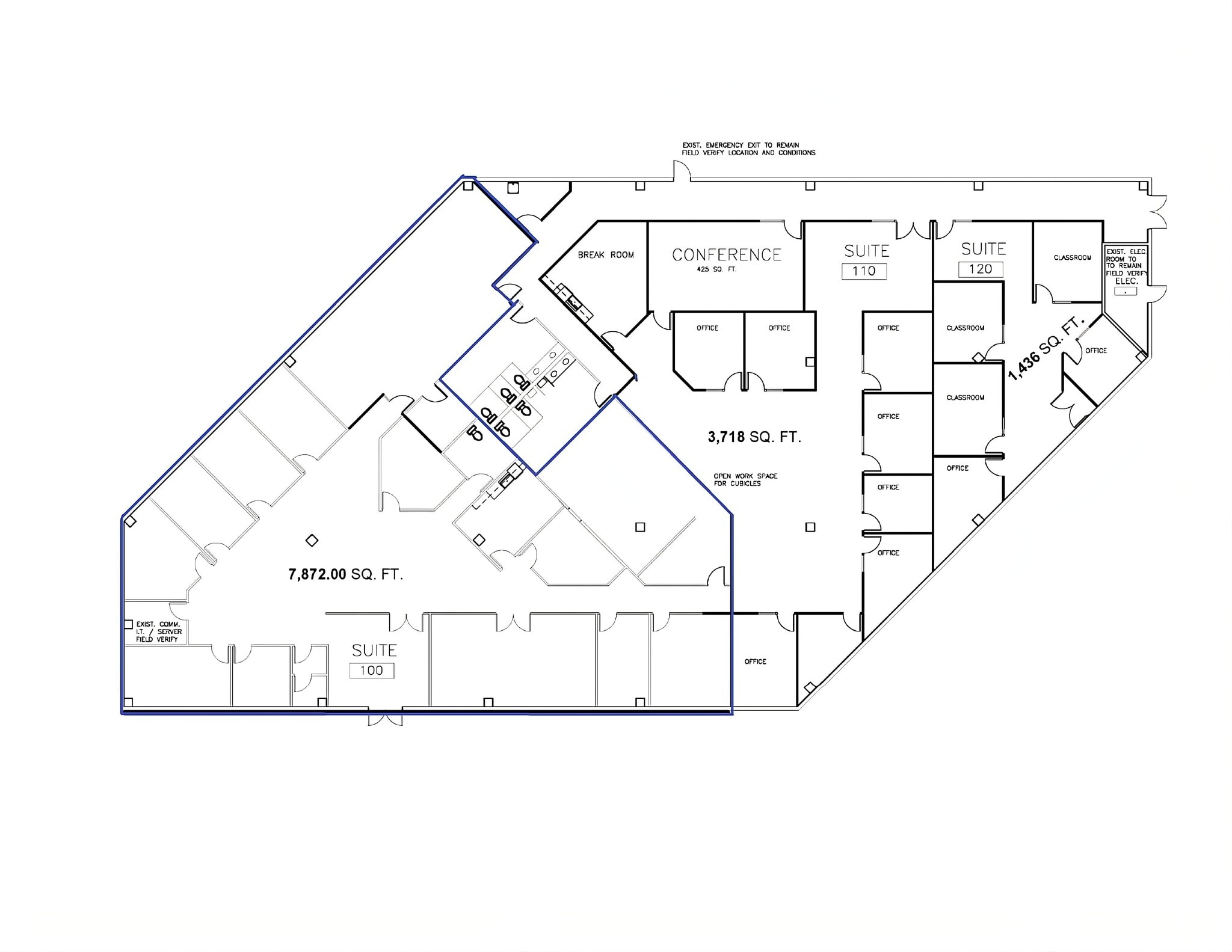 1610 Corporate Ct, Irving, TX for lease Floor Plan- Image 1 of 2