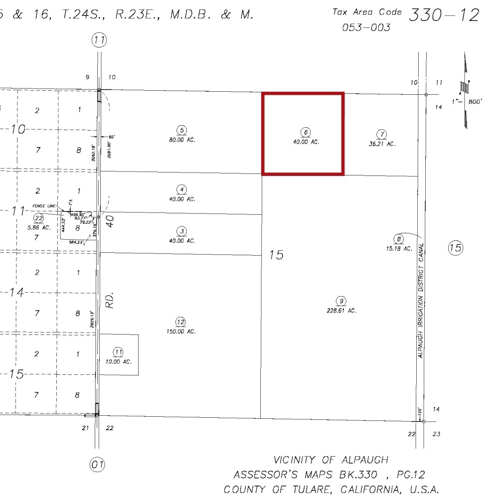Aplaugh Canal Rd, Alpaugh, CA à vendre Photo principale- Image 1 de 4