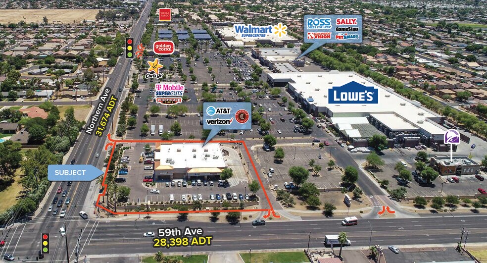 5707 W Northern Ave, Glendale, AZ à louer - Photo du bâtiment - Image 3 de 17