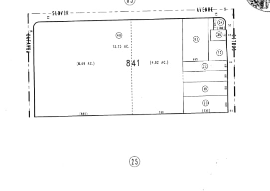 16025 Slover Ave, Fontana, CA for lease - Plat Map - Image 3 of 3
