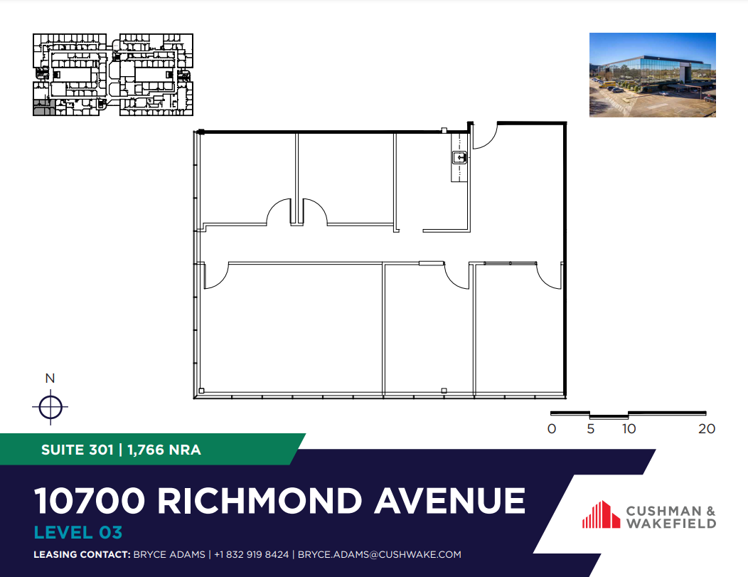 10700 Richmond Ave, Houston, TX à louer Plan d’étage- Image 1 de 1